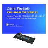 Monster Tulpar T5 V20.1.1 GK5CN-00-13-3S1P-0 Notebook 11.4 V 46.71Wh Batarya – Orjinal Uyumlu, Yüksek Performanslı