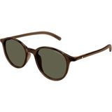 Mont Blanc Güneş Gözlüğü MB0353S 002 49-20 / Unisex Güneş Gözlüğü - Kahve