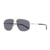 Mont Blanc MB0069S 004 Gümüş Unisex Güneş Gözlüğü