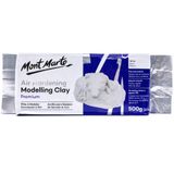 Mont Marte Beyaz Hava Sertleştirici Modelleme Kili, 500 g (1,1 lb). Yaklaşık 24 saatte kurur. Tüm Beceri Seviyelerindeki Heykeltraşlar ve Modelciler için uygundur.