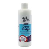 Mont Marte Deco Pudge Craft Vernik İmzası 236 ml (8 US fl.oz) - Parlak, Çok Amaçlı Şeffaf El İşi Yapıştırıcı, Vernik ve Dekupaj Tutkalı, Akrilik Boyalar, Kağıt, Ahşap, Seramik, Kumaş, Kil için İdeal