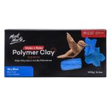Mont Marte Make n Bake Polimer Kil İmza Gök Mavisi 400 g (14,1 oz) Blok, Fırında Pişirin, Yumuşak ve Pürüzsüz, Şekillendirici, El Sanatları, Kendin Yap Dekoru, Takı