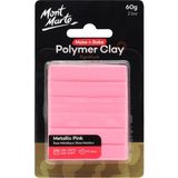 MONT MARTE mm Make N Bake Polimer Kil Signature 60G - Metalik Pink