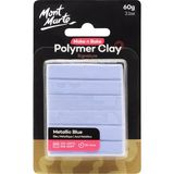 Mont Marte MM Make n Bake Polimer Kil Signature 60g - Metallic Blue