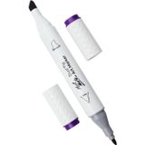 Mont Marte MM Marker Çift Uçlu Sanat Kalemi Premium - Deep Violet 81