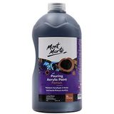 Mont Marte Premium Dökme Akrilik Boya, 1 L (33 oz), Lamba Siyah, Önceden Karışık Akrilik Boya, Gerilmiş Kanvas, Ahşap, MDF ve Hava Kuruyan Kil Dahil Çeşitli Yüzeyler İçin Uygundur.
