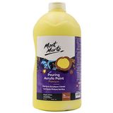 Mont Marte Premium Dökme Akrilik Boya, 1 L (33 oz), Parlak Sarı, Önceden Karışık Akrilik Boya, Gerilmiş Kanvas, Ahşap, MDF ve Hava Kuruyan Kil Dahil Çeşitli Yüzeyler İçin Uygundur.