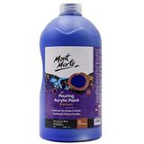 Mont Marte Premium Dökme Akrilik Boya, 1 L (33 oz), Ultramarin Mavisi, Önceden Karışık Akrilik Boya, Gerilmiş Kanvas, Ahşap, MDF ve Hava Kuruyan Kil Dahil Çeşitli Yüzeyler İçin Uygundur.