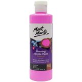 MONT MARTE Premium Dökme Akrilik Boya, 240 ml (9 oz), Canlı Pembe, Önceden Karışık Akrilik Boya, Gerilmiş Kanvas, Ahşap, MDF ve Hava Kuruyan Kil Dahil Çeşitli Yüzeyler İçin Uygundur.