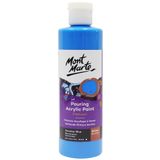 Mont Marte Premium Dökme Akrilik Boya, 240 ml (9 oz), Gök Mavisi, Önceden Karışık Akrilik Boya, Gerilmiş Kanvas, Ahşap, MDF ve Hava Kuruyan Kil Dahil Çeşitli Yüzeyler İçin Uygundur.