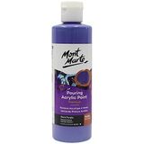 Mont Marte Premium Dökme Akrilik Boya, 240 ml (9 oz), Koyu Mor, Önceden Karışık Akrilik Boya, Gerilmiş Kanvas, Ahşap, MDF ve Hava Kuruyan Kil Dahil Çeşitli Yüzeyler İçin Uygundur.