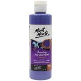 Mont Marte Premium Dökme Akrilik Boya, 240 ml (9 oz), Koyu Mor, Önceden Karışık Akrilik Boya, Gerilmiş Kanvas, Ahşap, MDF ve Hava Kuruyan Kil Dahil Çeşitli Yüzeyler İçin Uygundur.