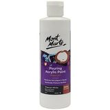 MONT MARTE Premium Dökme Akrilik Boya, 240 ml (9 oz), Titanyum Beyazı, Önceden Karışık Akrilik Boya, Gerilmiş Kanvas, Ahşap, MDF ve Hava Kuruyan Kil Dahil Çeşitli Yüzeyler İçin Uygundur.