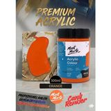 MONT MARTE Profesyonel Orange 300ML Canlı Renk Solmayan Akrilik Boya Yüksek Pigment Üstün Örtücü Premium Seri - Turuncu