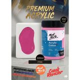 MONT MARTE Profesyonel Pink 300ML Canlı Renk Solmayan Akrilik Boya Yüksek Pigment Üstün Örtücü Premium Seri - Pembe