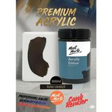 MONT MARTE Profesyonel Raw Umber 300ML Canlı Renk Solmayan Akrilik Boya Yüksek Pigment Üstün Örtücü Premium Seri - Kahverengi
