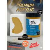 MONT MARTE Profesyonel Yellow Ochre 300ML Canlı Renk Solmayan Akrilik Boya Yüksek Pigment Üstün Örtücü Premium Seri - Okre