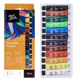 Mont Marte Signature Guaj Boyası, 12 x 11,3 g (12 ml), Yarı Mat Kaplama, 12 Renk, Tuval, Suluboya Kağıdı, Suluboya Boyaları ve Karışık Teknik ile kullanıma uygundur