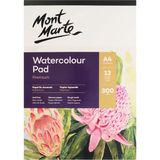 MONT MARTE Suluboya Pedi Alman Kağıdı Premium A4 300gr 12 Sayfa - Yok