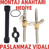 Montaj Seti, Çift Vidalı Batarya Ay Takımı, M6 Bağlantı Uyumlu, Montaj Anahtarı Dahil