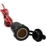 Montaj tipi dişi çakmak soketi Kablolu Dişi Çakmak Soketi Vidalı Tip 12 Volt - 24 Volt Dc Araba Oto Çakmak Soketi