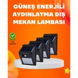 Montajlı Güneş Enerjili Duvar Tipi Aydınlatma – 8 Saat Çalışma Süresi
