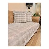 montanahome Kalın Peluş Koltuk Örtüsü Takımı 3+3+1+1 Yumuşak & Dekoratif