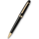 Montblanc Meisterstück Altın Kaplama Orta Boy Tükenmez Kalem 137533 - Siyah