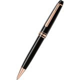 Montblanc Meisterstück Kırmızı Altın Kaplamalı Klasik Tükenmez Kalem 112679