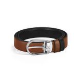 Montblanc Sartorial At Nalı Tokalı 30 mm Çift Taraflı Deri Kemer 220964