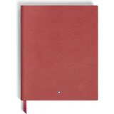 Montblanc Sartorial Deri Büyük Boy Defter 134741 - Kırmızı