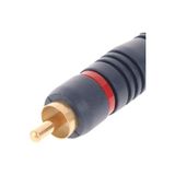 Monte Lua 1 Rca Erkek 2 Rca Dişi 25 cm Anfi Y Kablo, Siyah