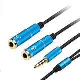 Monte Lua 3.5 Mm Stereo Kulaklık + Hoparlör Çoklayıcı Kablo