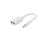 Monte Lua 3.5mm Stereo 4 Pin Kulaklık Çoklayıcı Kablo Aux Çoklayıcı 15cm Gri Ve Siyah