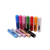 Monte Lua 4 Adet Pratik Doldurulabilir Mini Cep Parfüm Şişesi Alüminyum (5Ml), Yedek Cep Parfüm Şişesi Aparatı, Seyahat Tipi Doldurulabilir Mi