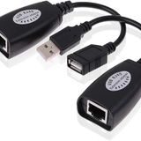 Monte Lua Cat5e RJ45 Genişletici Adaptörü Üzerinden USB-RJXT USB Uzatma Kablosu - 50 metreye kadar