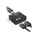 Monte Lua HDMI Switch HDMI Splitter, HDMI Anahtar, 2 Giriş 1 Çıkış, PS5, PS4, Xbox, TV Kutusu, TV Stick,