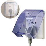 Monte Lua Priz Kapağı, Banyo Lavabo Islak Priz Koruma Kapağı, Sudan Koruyan Kapak, Açılır Kapanır, Priz Soket Koruyucu,