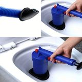 Monte Lua Yüksek Hava Basınçlı Gider Açma Aparatı, Mutfak Lavabo Banyo Tuvalet Klozet Tıkanıklığı Yüksek Hava Basınçlı Gider Açma Drenaj Pompa Makinesi