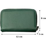 Monte Lui Unisex Hakiki Deri Cüzdan Pudra