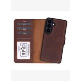 MONTE Saddle Heritage Samsung Galaxy S26 Plus (6.7") Deri Çıkarılabilir Cüzdanlı Telefon Kılıfı