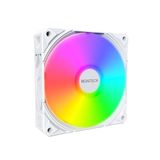 MONTECH E28 ARGB 120 mm Kasa Fanı, Gelişmiş Soğutma Verimliliği için 28 mm Kalınlığında Fan, PWM 4 Pimli, FDB Rulman, Sessiz Düşük Gürültü, 2000 RPM, AIO Uyumlu (Beyaz, TEKLİ Paket)