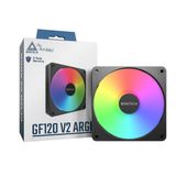 MONTECH GF120 V2 ARGB 120mm Kasa Fan - Şık ve Minimalist Tasarım, Yüksek Hava Akışı, Hidrolik Rulman, Sessiz Performans, Canlı ARGB Aydınlatma, Siyah