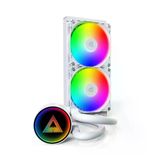 Montech Lightflow Argb 240 Beyaz– Ultra Sessiz Aıo Sıvı Cpu Soğutucu, 3100 Rpm Pompa, Üçlü Sessiz Fanlar, Üstün Isı Dağı