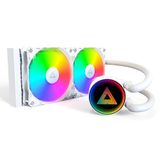 MONTECH Lightflow ARGB 240 Beyaz – Ultra Sessiz AIO Sıvı CPU Soğutucu, 3100 RPM Pompa, Üçlü Sessiz Fanlar, Üstün Isı Dağılımlı Yüksek Verimli Radyatör, Intel ve AMD Uyumlu,