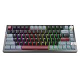 MONTECH MKey PRO %75 TKL Kablosuz Mekanik Oyun Klavyesi, Üç Modlu Bluetooth 5.2/2.4Ghz/USB-C, Çalışırken Değiştirilebilir Gateron G Pro 3.0 Önceden Yağlanmış Anahtarlar, VIA ve QMK Desteği - Karanlık
