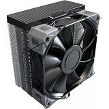 MONTECH NX400 - CPU Hava Soğutucu, Tek Kule, 4 Gelişmiş Isı Borusu, 52 Kanatlı Isı Emici, E28, 120 mm FDB Statik Basınçlı Fan, 28 mm Fan Kalınlığı, Köşe Kapağı Ayak Pedleri, Cilalı Üst Kapak - Siyah
