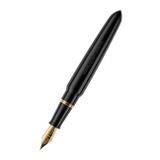 Montegrappa Venetia Dolma Kalem, Siyah, Çelik uç ISVEN_AC
