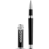 Montegrappa Zero Caduceus Roller Kalem Iszecrıp - Siyah