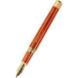 Montegrappa Zero Zodiac Leo Dolma Kalem, Sarı Altın Ip Çelik, Çelik Uç Iszez_ıy_o2 - Turuncu